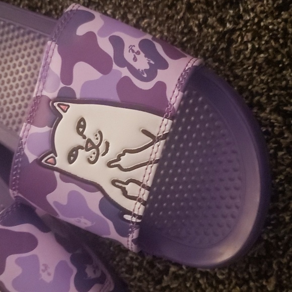 Ripndip LORD NERMAL SLIDES (PURPLE CAMO)Cat Slide Sandals size 6 - Picture 3 of 9